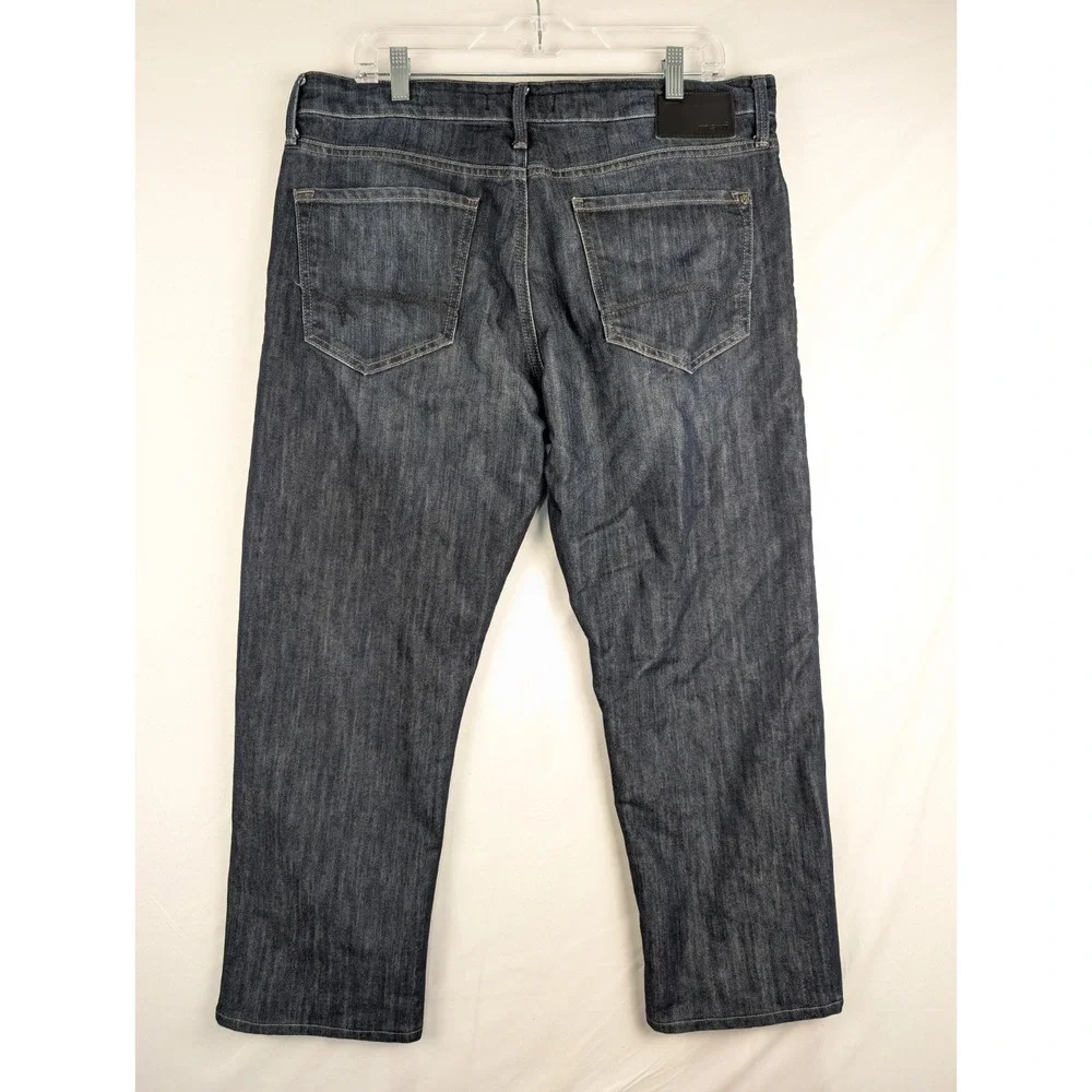 Mavi Jeans Mens 37x28 (35x34 Tag) Blue Matt Relaxed Straight Leg